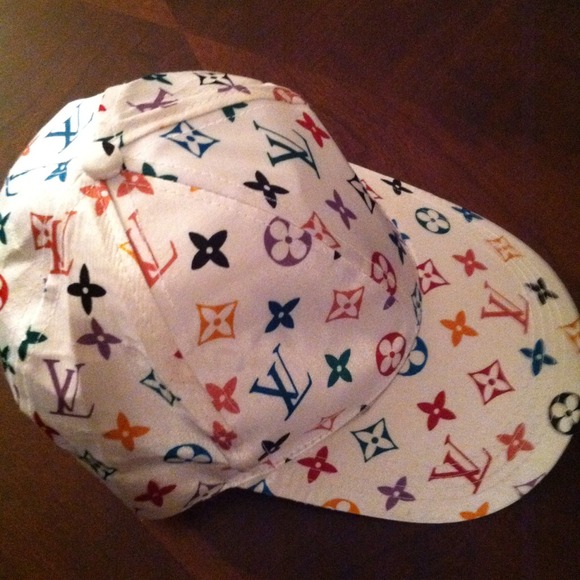 Hat with LV