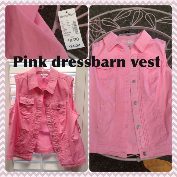 Pink DressBarn Vest💕💖💞💘