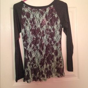Lace Long-sleeve Shirt