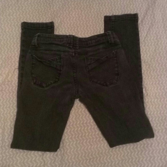 Black wash skinnies