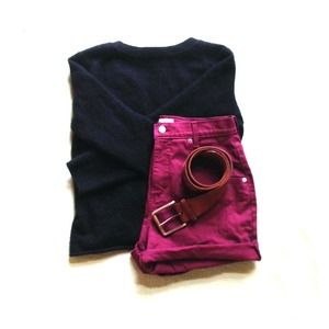 BUNDLE Maroon High Rise Shorts & tank