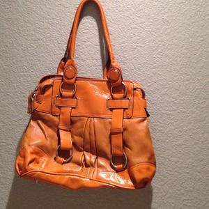 Faux leather mustard yellow Rampage bag