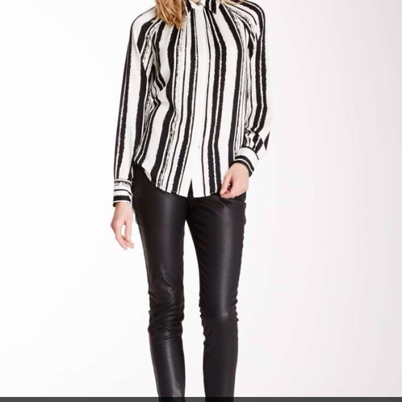 Julie coated skinny jean