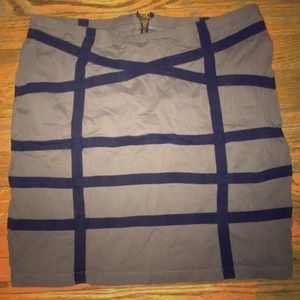 Adorable Gray Pattern Skirt