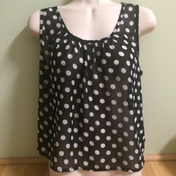 Polka dot top