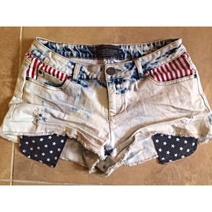 American flag shorts