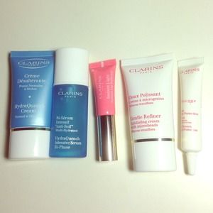 Clarins skin care set