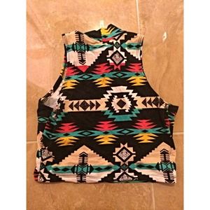 Aztec crop top