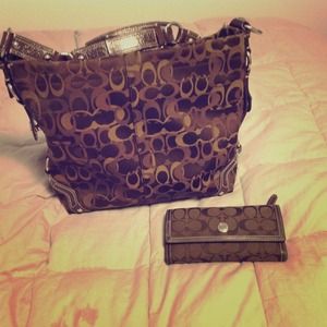 COACH BAG AND WALLET FOR $175!