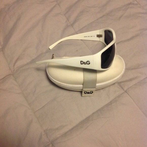 D&G white sunglasses.