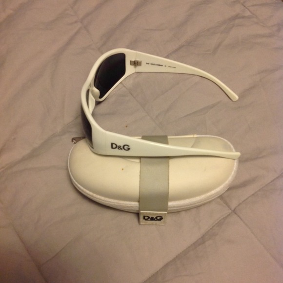 D&G white sunglasses.