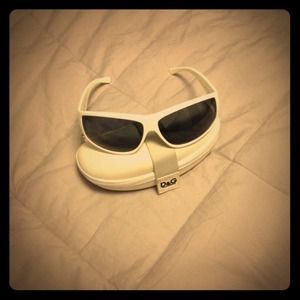 D&G white sunglasses.