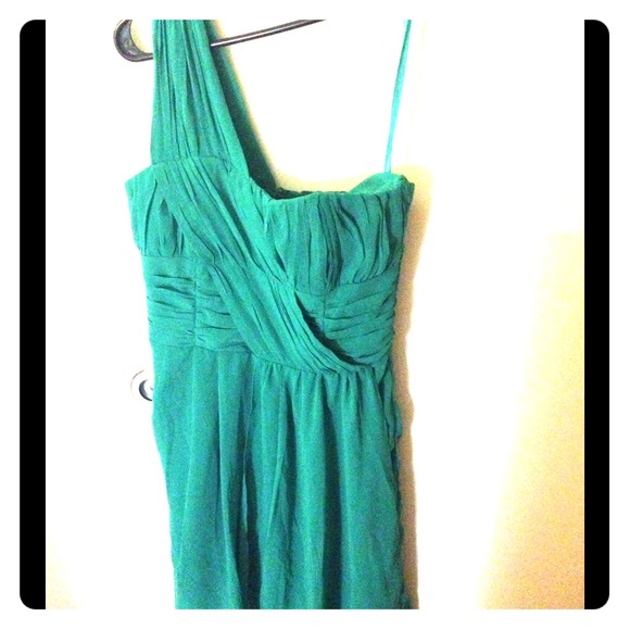 One shoulder spring dress
