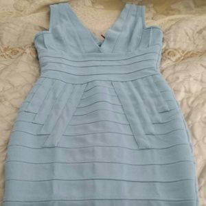 Blue bandage dress