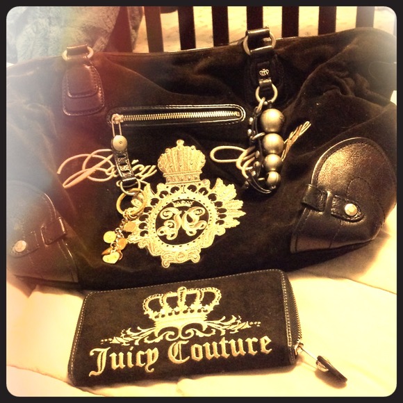 Juicy Couture bag and wallet.