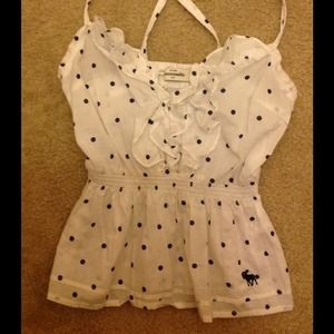 🌞Abercrombie polka dots top🌞