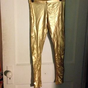 American Apparel Shiny Leggings