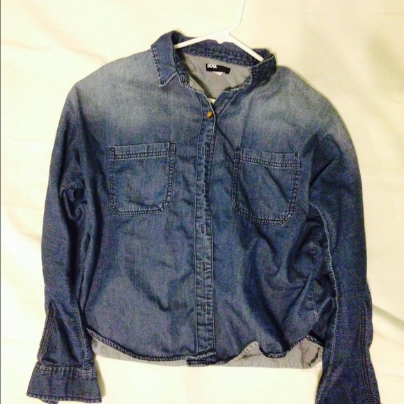Denim Button Up Top - Picture 1 of 1