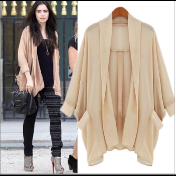 BRAND NEW. NEVER WORN. Peach chiffon