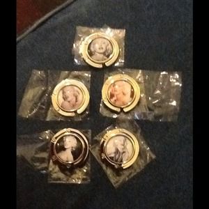 Complete set of Marilyn Monroe Purse hooks/hangers