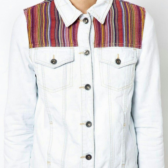 Belfield Jackets & Blazers - ☆HP☆ Belfield Denim Jacket w/Stripes