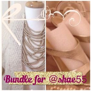 Ann Taylor Sparkly Shrug/Franco Sarto Gold Sandals