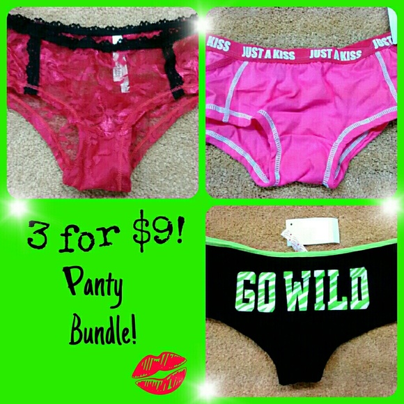 Accessories - **TRADED** Panties 3 for $9!! BUNDLE