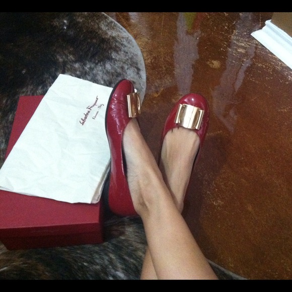 Salvatore Ferragamo Shoes - Ferragamo Red Flats