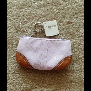 Brand New Coach keychain wallet.