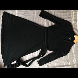 S O L D ///// Banana Republic Black Wrap Dress