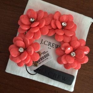 🎉HP! 🎉NWT J CREW Neon Rose Bracelet