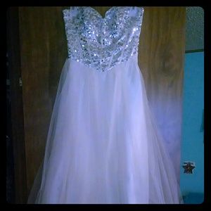 Prom dress and shoes