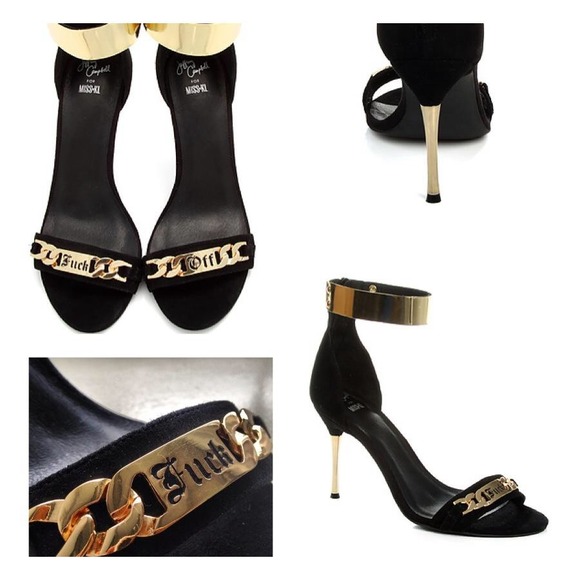 JC "Fuck Off" Heels