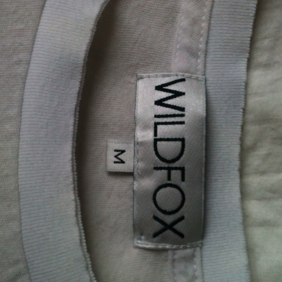 Wildfox cat Eiffel Tower diamond destroyed hem tee - Picture 3 of 4