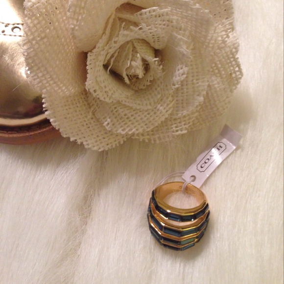 Coach Jewelry - Coach Baguette Domed Ring