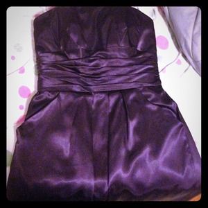 Gorgeous purple David's Bridal dress! Size two.