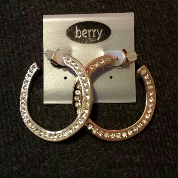 Gold earrings