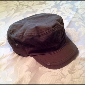 Light brown military style hat