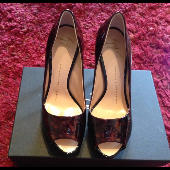 Authentic Giuseppe Brown Calf Sparkle Patent shoe - Picture 4 of 4