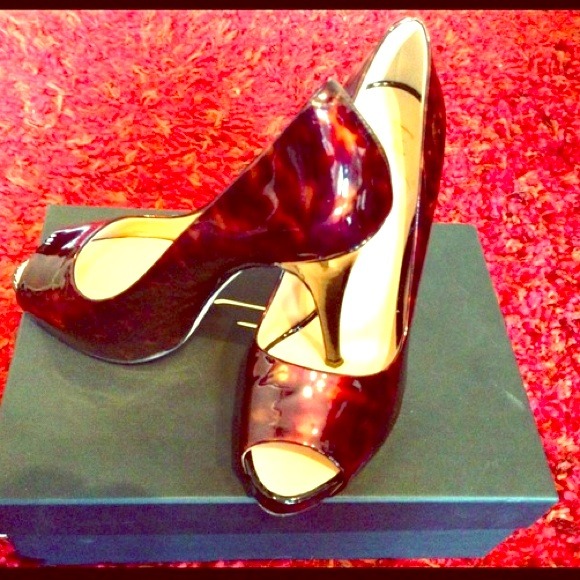 Authentic Giuseppe Brown Calf Sparkle Patent shoe - Picture 1 of 4