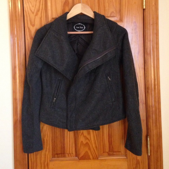 love tree Jackets & Blazers - Sale! 💛Grey motorcycle jacket