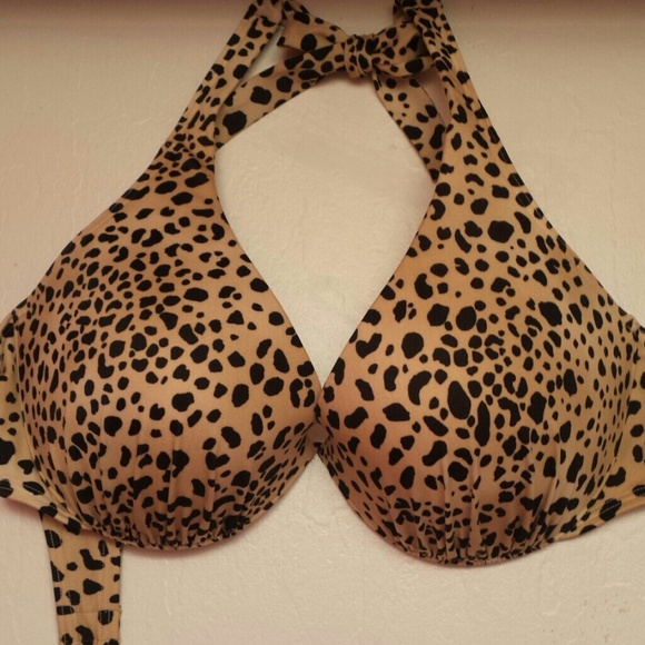 Vs bathing suit top only cheetah