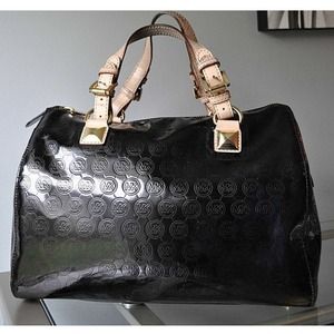 SOLD! Michael Kors Grayson monogram mirror satchel