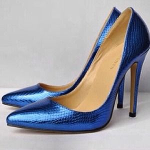 Ladies Crocodile High Heel Pumps
