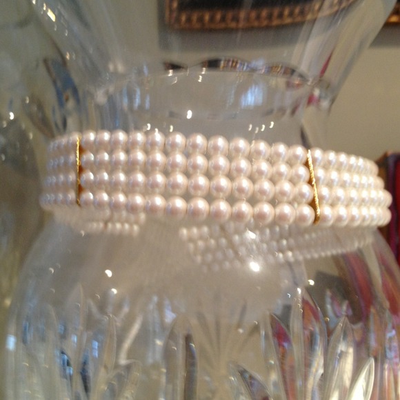 4 strand pearl choker