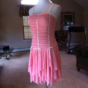 Peachy/Pink party dress