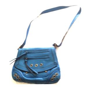 HYPE blue cross body purse