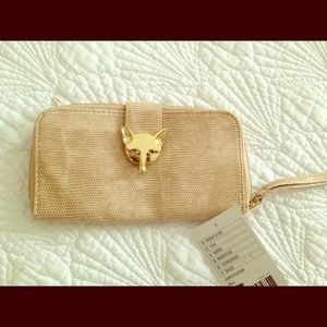 Urban Outfitters fox wrist wallet