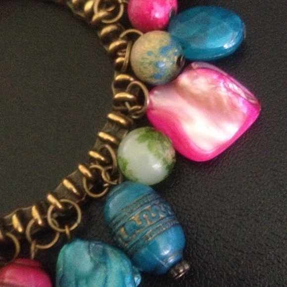 SOLD in Bundle Shell & Beaded Bracelet - Picture 2 of 2