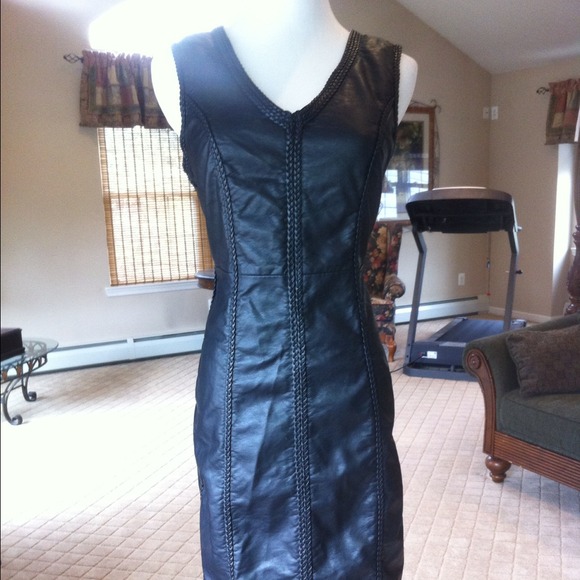 I can't believe it's not leather dress